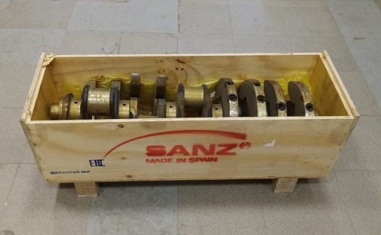 Сравнение коленвалов SANZ с оригинальными компонентами спецтехники Man